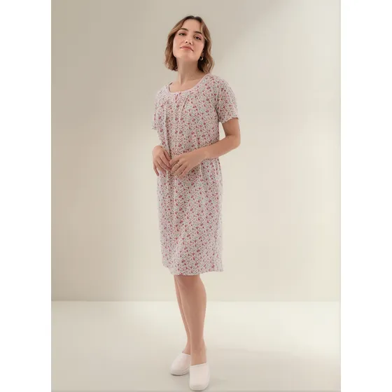 Camison Media Manga Algodón Talle Grande Ropa Dormir Lumiere