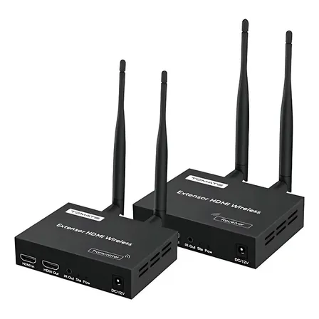 Kit 2 Transmissores Hdmi Sem Fio Tomato Mhd-1200w Full Hd 200m