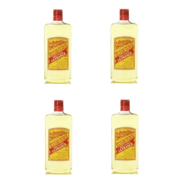 La Franco Andre Latour Agua Colonia Pack X 4 Unidades 480 Ml