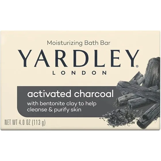Jabón De Baño Yardley London Carbón Activado 113g Charcoal