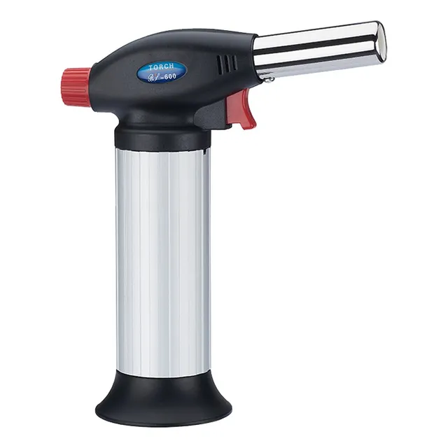 Mini Soplete Flameador Cocina Reposteria Postres Color Negro/plateado