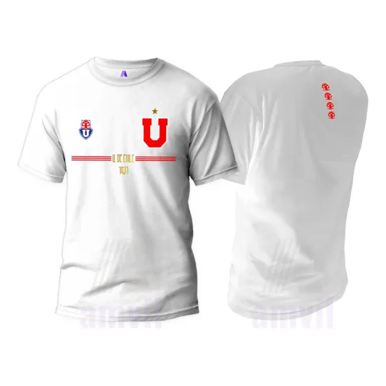 Polera Universidad De Chile Dis 5 Adulto