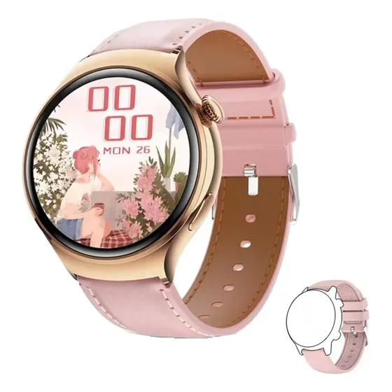 Relogio Inteligente Smartwatch Mini Glicose Mulher +pulseira
