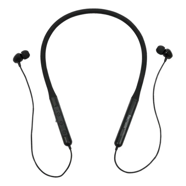 Auriculares Sport Impermeables Bluetooth Tecmaster Color Negro
