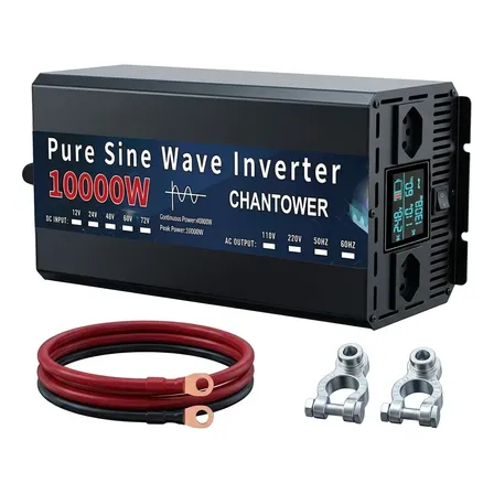 Inversor De Energia 24v 110v 10000w Onda Senoidal Pura