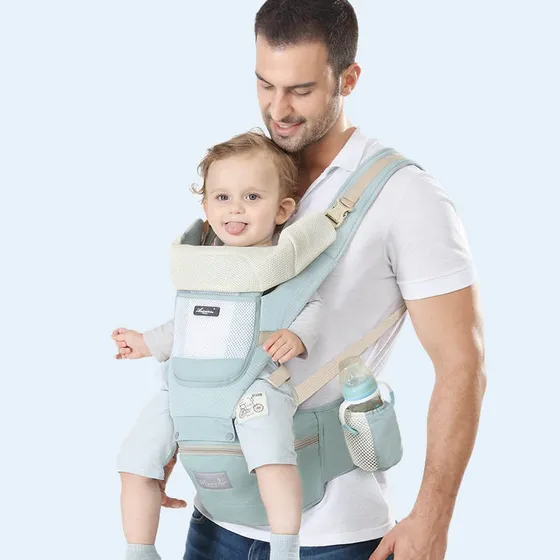 Cangurera Portabebe Con Pañalera