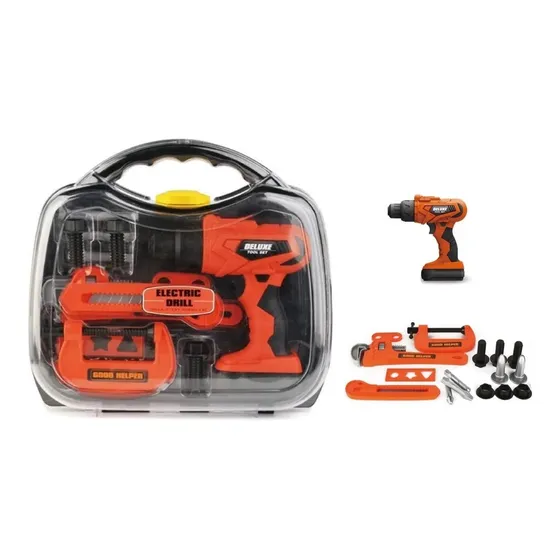 Juguete Valijta De Herramientas Taladro Electrico Babymovil