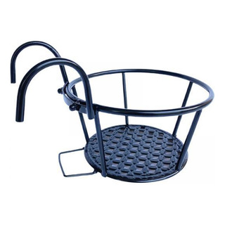 2 Maceta Colgante Soporte Estante Barandilla Balcón Negro 2 Maceta Colgante Soporte Estante Barandilla Balcón Negro