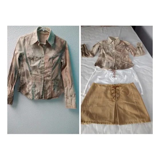 Blusa  Camisa Para Dama Juvenil Manga Larga Zara Talla L