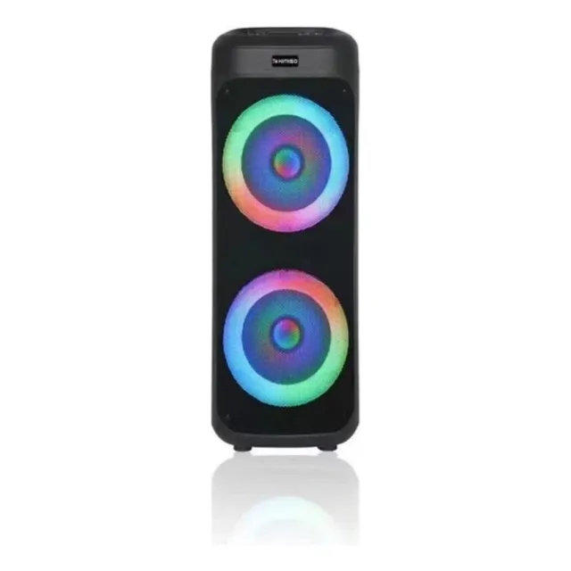 Parlante Kimiso Bluetooth 3000w Led Rgb Control Karaoke