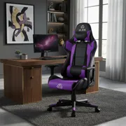 Silla Gamer De Oficina Profesional Ulrik Morada