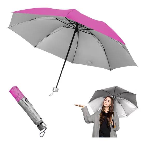 Paraguas Plegable Con Protección Uv K02