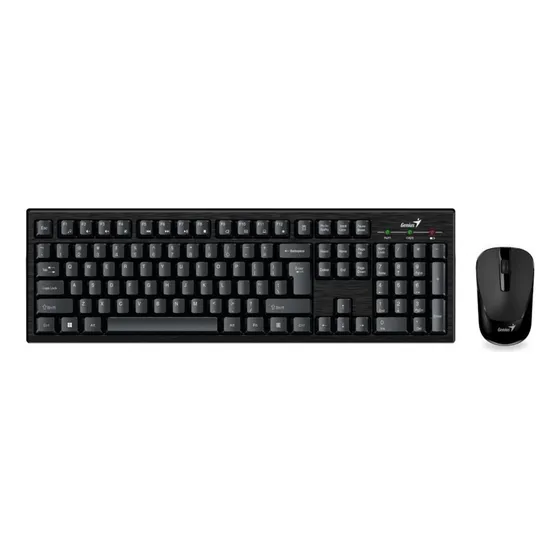 Kit Teclado Mouse Genius Km 8101 Inalámbrico 2.4ghz Numpad Color del mouse Negro Color del teclado Negro