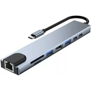 Adaptador Dock Usb C Hdmi Para Steam Deck E Switch 8em1 Adaptador Dock Usb C Hdmi Para Steam Deck E Switch 8em1