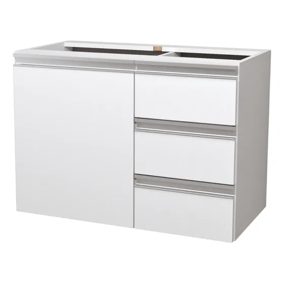 Balcão Móvel Gabinete Mdf Para Banheiro 70cm Design Moderno