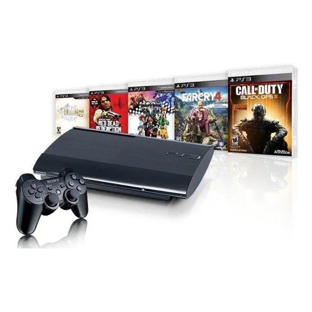 Sony Playstation 3 Super Slim 250gb  Color Charcoal Black