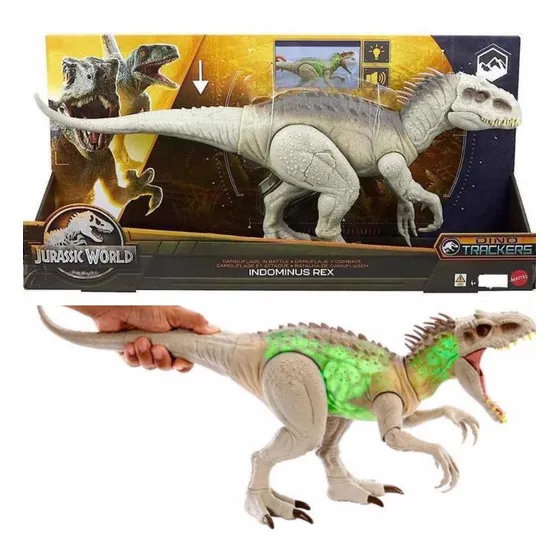 Dinosaurio Indominus Rex Jurassic World 55 Cm Luces Sonidos