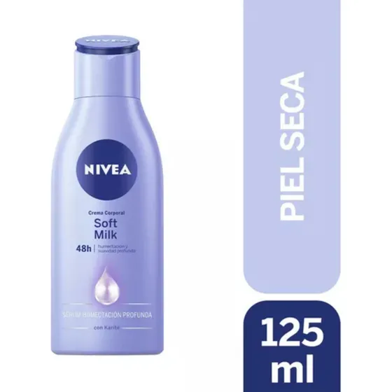NIVEA Soft Milk Crema Corporal Humectante (125ml)
