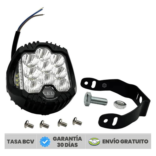 Faro Led Rústico Amplio Alcance Gran Luminosidad Potente