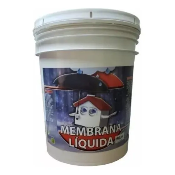 Membrana Liquida 20 Litros Roja  Verde Gris Blanco