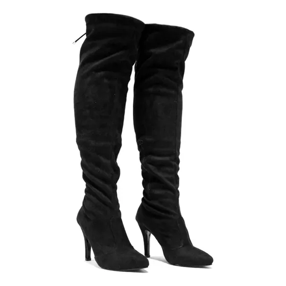 Botas Negras Largas De Dama