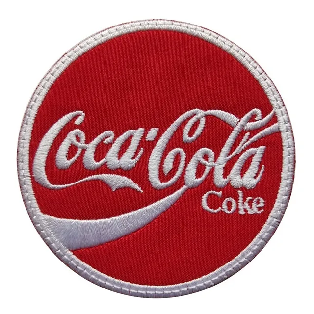 Parche Bordado Coca Cola Coke Logo Bordado Gaseosa Cocacola