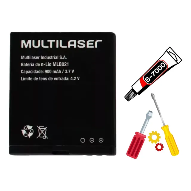Baterla Para Multilaser Flip Vita P9021 Mlb021 + Kit Reparo