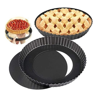 Molde Hornear Pay Desmontable Reposteria Antiadherente 24 Cm Color Negro Molde Hornear Pay Desmontable Reposteria Antiadherente 24 Cm Color Negro