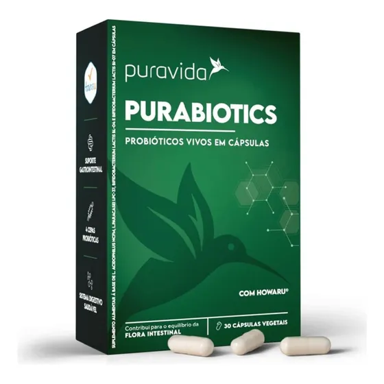 Probiótico Purabiotics  (18 Bilhões Ufc) 30 Caps | Pura Vida