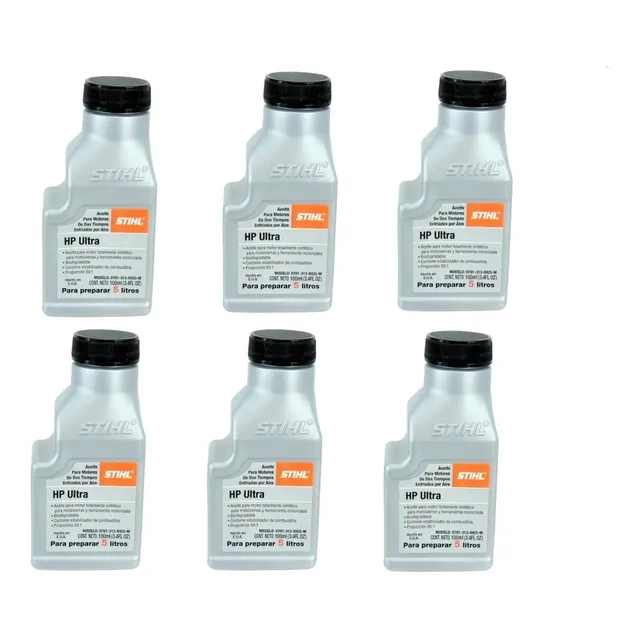 Aceite Stihl Ultra Sintético 2 Tiempos 100 Ml C/u 6 Piezas