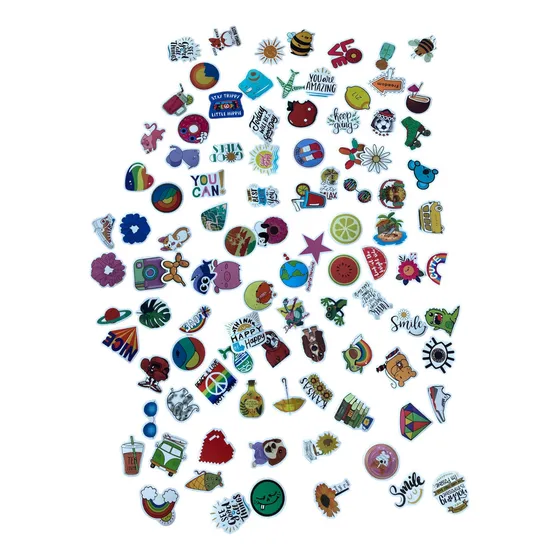 Pack De 100 Calcomanias Decorativas Para Cuadernos Escolares