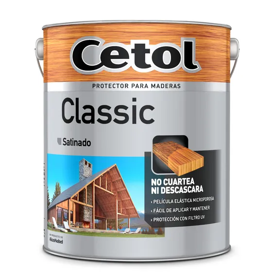 Cetol classic satinado exterior 20l color natural