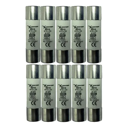 Fusível Cilíndrico 10x38mm 32a Gl/gg Fc32-32gl - Metaltex