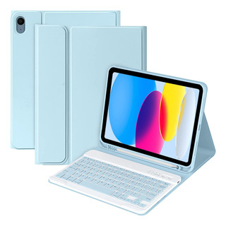 Funda Con Teclado Mmk / For iPad 10.9 / Sky Blue Funda Con Teclado Mmk / For iPad 10.9 / Sky Blue