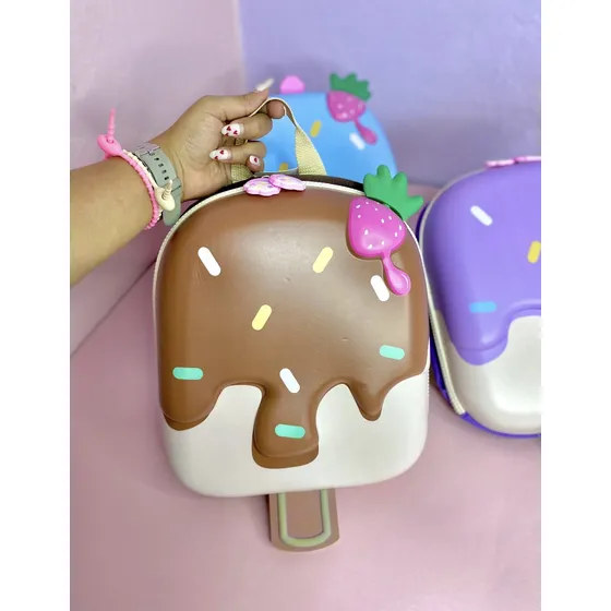 Morral Bolso Escolar Paleta De Helado