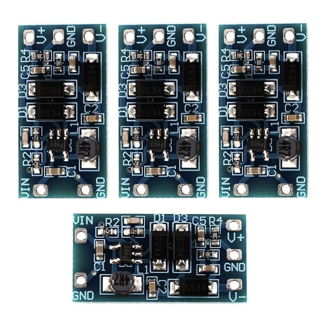Tecneu 4 Modulos Convertidor Fuente 3v/5v A 12v Amplificadores ADC y DAC