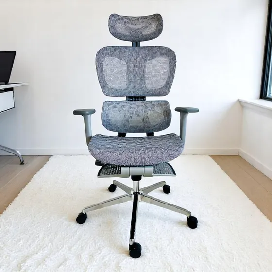 Silla Sillon Oficina Ergonomica Pc Reclinable Dyvan T03 Gris