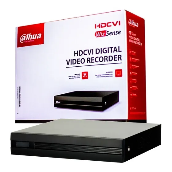 Dahua XVR1B04-I DVR XVR wizsense 4 canales 1080p color negro
