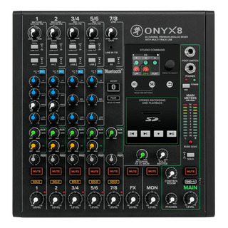 Mezclador Analógico Mackie Onyx8 De 8 Canales Con Usb Multip Mezclador Analógico Mackie Onyx8 De 8 Canales Con Usb Multip