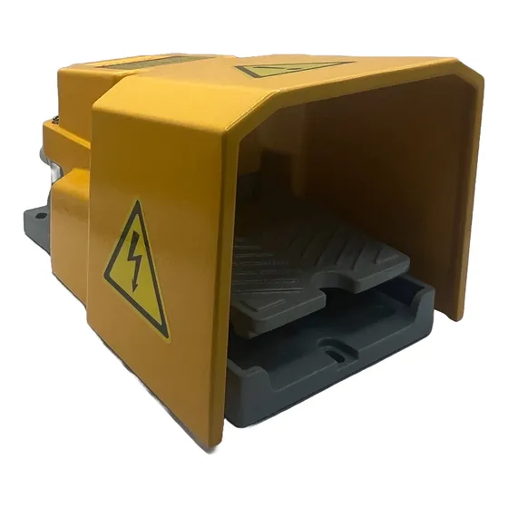 Interruptor De Pedal Metálico Con Guarda Kacon Hrf-hd3nx