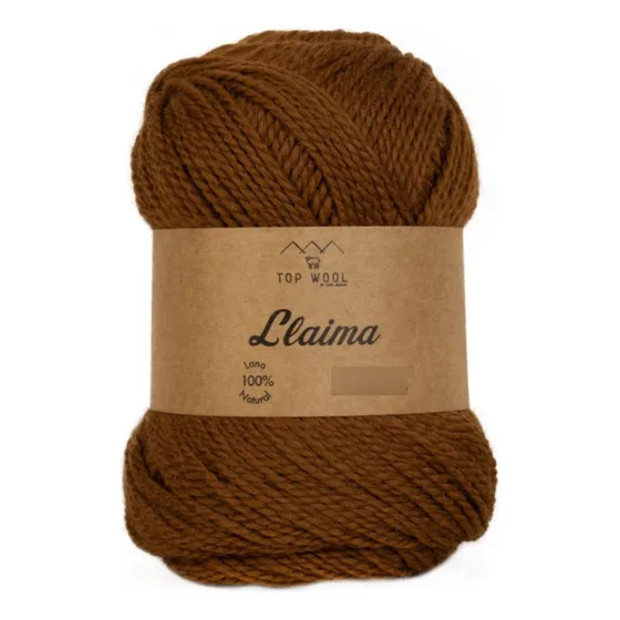 Lana Llaima Teñida 100% Oveja Top Wool 100 Grs.