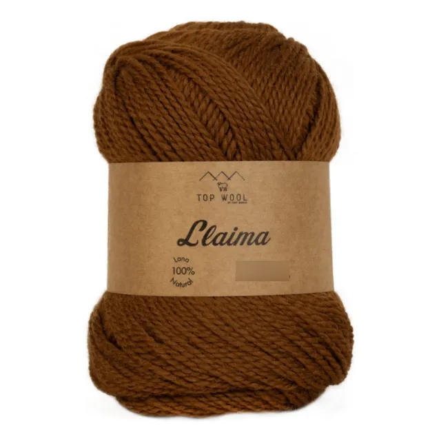 Lana Llaima Teñida 100% Oveja Top Wool 100 Grs.
