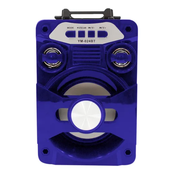 Bocina Bluetooth Recargable Radio Luz Led + Control Remoto