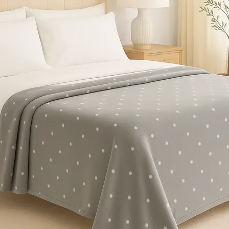 Manta Cobertor Casal 1,80x2,20 Microfibra Grossa Macia Poa