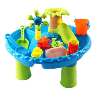 M0r 22 Piezas Mesa De Agua De Arena 4 En 1, Mesas De Juegos M0r 22 Piezas Mesa De Agua De Arena 4 En 1, Mesas De Juegos