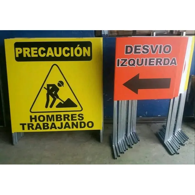 Señaleticas De Precaucion Para Trabajos En La Via