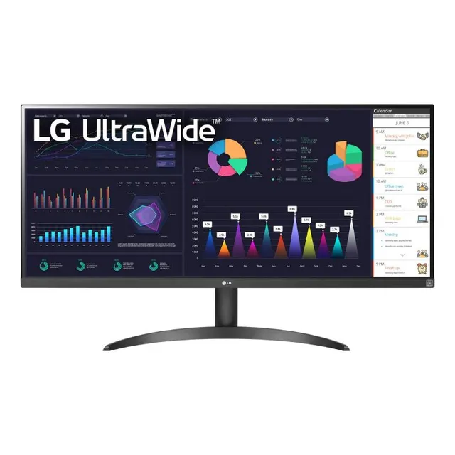 Monitor LG Ips Ultrawide Full Hd De 34 21:9 Y Amd Freesync Color Negro 110/220V