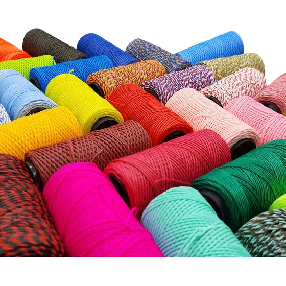 20 Hilo Encerado Rollo 70m Premium Artesanos 54 Colores Once