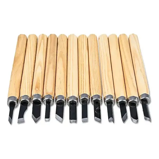 Juego De 12 Gubias Para Tallar Madera En Oferta