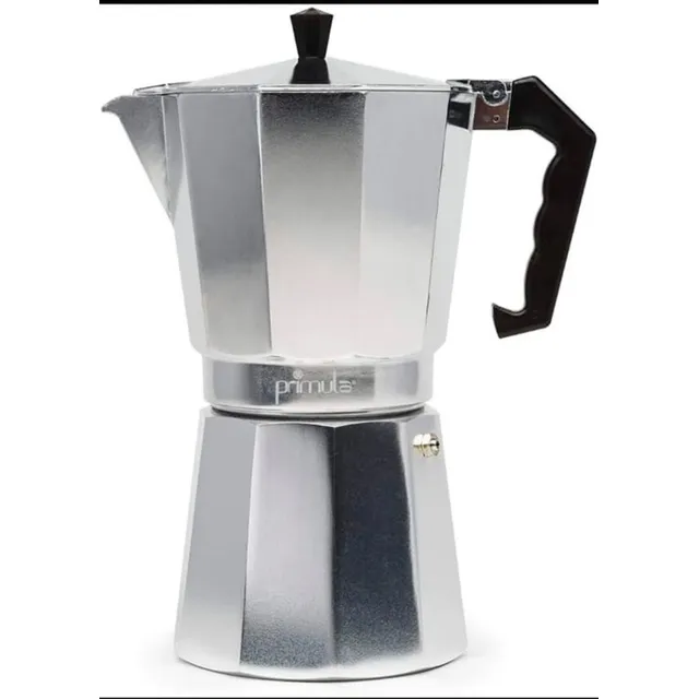 Cafetera Greca Aluminio 12 Tazas Primula Express  + Regalo